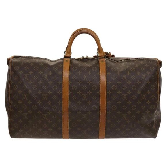 LOUIS VUITTON Monogram Keepall Bandouliere 60 Boston Bag M41412 LV Auth ti3031 - Picture 2 of 16